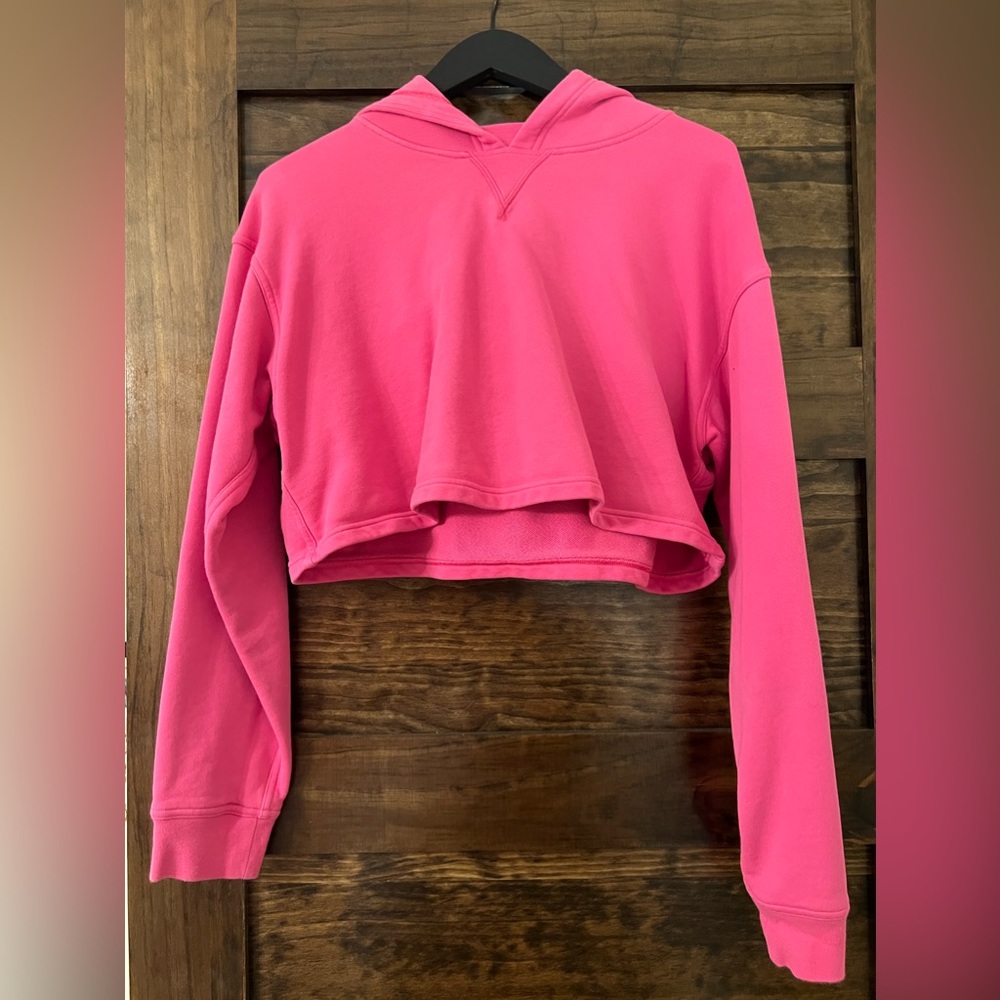 All Yours cropped hoodie- SONIC PINK!!